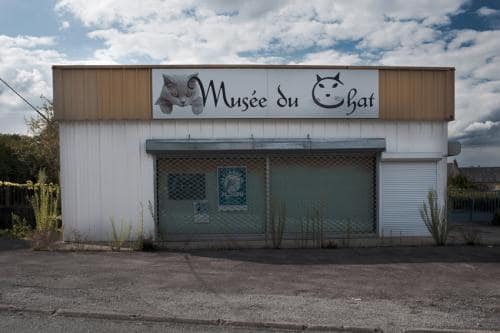 Un musée du chat abandonné avec la nature qui reperd ses droits, Dans la Creuse en France